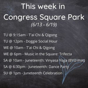 Juneteenth Celebration at Congress Square Park @ Congress Square Park | Portland | Maine | United States