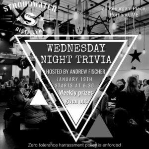 Trivia Night at Stroudwater Distillery @ Stroudwater Distillery | Portland | Maine | United States