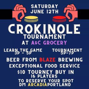 Crokinole Tournament @ A&C Grocery | Portland | Maine | United States
