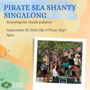 Pirate Sea Shanty Singalong Congress Square Park @ Congress Square Park | Portland | Maine | United States
