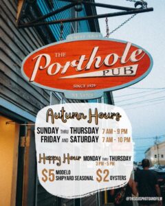 Happy Hour at The Porthole @ Porthole Restaurant & Pub | Portland | Maine | United States