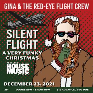 GINA AND THE RED EYE FLIGHT CREW PRESENT SILENT FLIGHT @ Portland House of Music | Portland | Maine | United States