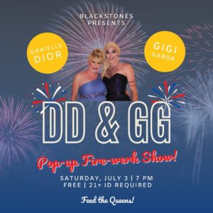 Pop-up Fire-werk Show w/ Danielle Dior & Gigi Gabor @ Blackstones | Portland | Maine | United States