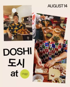 Doshi Takeover at Onggi Ferments & Foods @ Onggi | Ferments & Foods | Portland | Maine | United States
