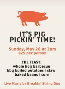 Pig Pickin' Time at Wilson County Barbecue @ Wilson County Barbecue | Portland | Maine | United States