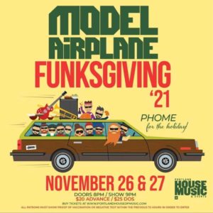 Model Airplane's Model Funksgiving @ Portland House of Music | Portland | Maine | United States
