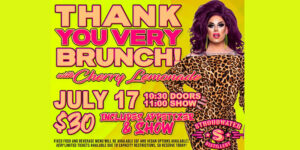 Thank You Very Brunch with Cherry Lemonade Drag Show at Stroudwater Distillery @ Stroudwater Distillery | Portland | Maine | United States