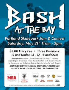 Bash By The Bay at Bissell Brothers @ Portland Skatepark / Dougherty Field | Portland | Maine | United States