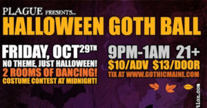 PLAGUE: Halloween Goth Ball @ Aura | Portland | Maine | United States
