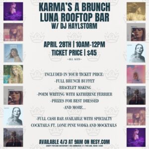 Karma's A Brunch at Luna Rooftop Bar @ Lune Rooftop Bar | Portland | Maine | United States