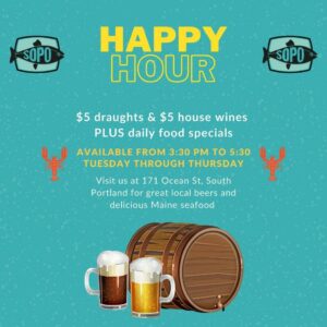 Happy Hour at SoPo Seafood Market & Raw Bar @ SoPo Seafood Market | South Portland | Maine | United States