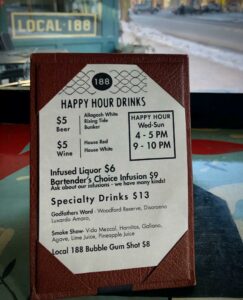 Happy Hour at Local 188 @ Local 188 | Portland | Maine | United States