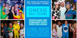 The Original Portland Onesie Crawl @ Downtown Portland Bars | Portland | Maine | United States