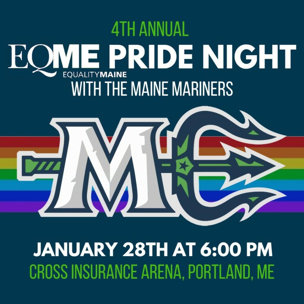 EQME Pride Night at the Maine Mariners