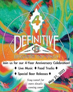 Definitive Brewing Co's 4-Year Anniversary Party @ Definitve Brewing Co. | Portland | Maine | United States