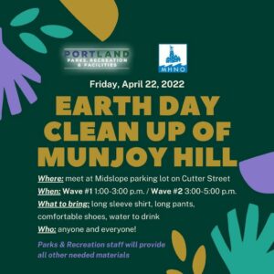 Earth Day Munjoy Hill Clean-Up @ Eastern Promenade | Portland | Maine | United States