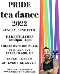 Pride Tea Dance at The Inn on Peaks Island @ The Inn on Peaks Island | Portland | Maine | United States