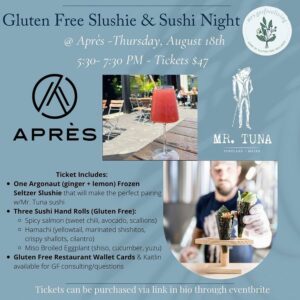 Gluten Free Slushie + Sushi Night at Apres @ Apres Cider | Portland | Maine | United States