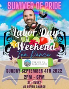 Labor Day Weekend Tea Dance at The Inn on Peaks Island @ The Inn on Peaks Island | Portland | Maine | United States