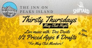 Thirsty Thursdays Mug Club Night at The Inn on Peaks Island @ The Inn on Peaks Island | Portland | Maine | United States