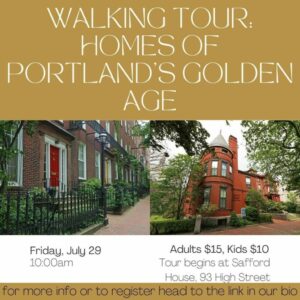 Walking Tours: Homes of Portland's Golden Age @ Portland Maine | Portland | Maine | United States