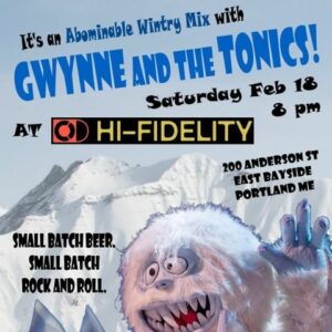 Gwynne and the Tonics at Hi-Fidelity Brewery @ Hi-Fidelity Brewing | Portland | Maine | United States
