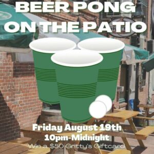 Beer Pong on the Patio at Gritty McDuff's Brewpub @ Gritty McDuff’s Brew Pub | Portland | Maine | United States