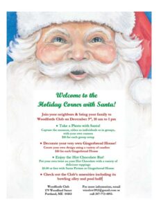 Holiday with Santa & Gingerbread Houses at Woodfords Club @ Woodfords Congregational Church, Portland, Maine | Portland | Maine | United States