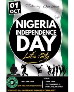 Nigerian Independence Day @ Think Tank | Portland | Maine | United States