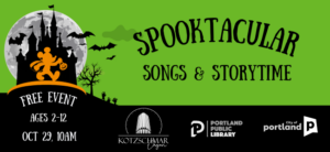 Spooktacular Songs & Storytime at Merrill Auditorium @ Merrill Auditorium | Portland | Maine | United States