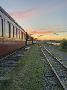 Sunset Train with Maine Narrow Gauge Railroad Co. & Museum @ Maine Narrow Gauge Railroad Co. & Museum | Portland | Maine | United States