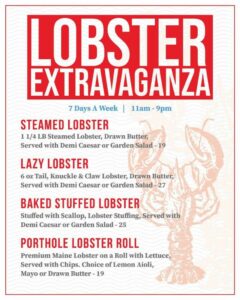 Lobster Extravaganza at The Porthole @ The Porthole | Portland | Maine | United States