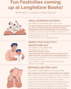 BRING YOUR CHILD TO A BOOKSTORE DAY at Longfellow Books @ Longfellow Books | Portland | Maine | United States