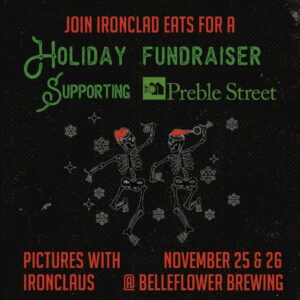 Holiday Fundraiser with Ironcald Eats at Belleflower Brewing Co. @ Belleflower Brewing Company | Portland | Maine | United States