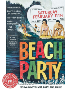 Beach Party at Maine Craft Distilling @ Maine Craft Distilling | Portland | Maine | United States