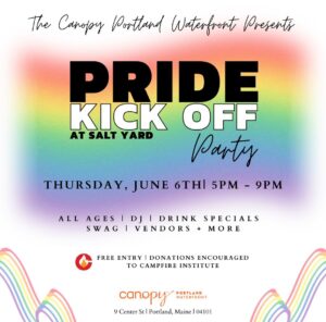 Pride Kick Off Party at The Canopy Portland Waterfront at Canopy @ Canopy Hotel | Portland | Maine | United States