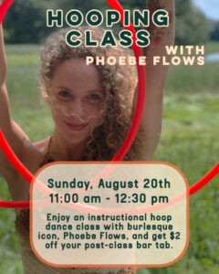 Hooping Class with Phoebe Flows at Three of Strong Spirits @ Three of Strong Spirits | Portland | Maine | United States