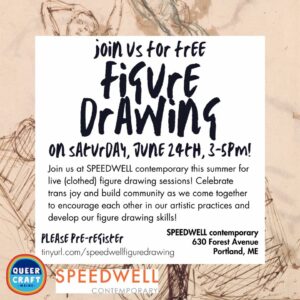 Figure Drawing at Speedwell Contemporary @ Speedwell Contemporary | Portland | Maine | United States