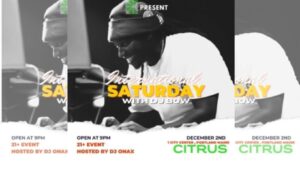 International Saturdays w/ DJ Onax at Citrus @ Citrus | Portland | Maine | United States