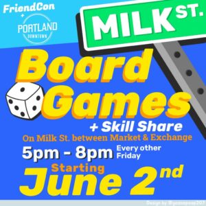 Board Games on Milk Street @ Milk Street Pop-Up Park | Portland | Maine | United States