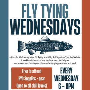 Fly Tying Wednesdays at Rising Tide Brewing Co. @ Rising Tide Brewing Company | Portland | Maine | United States