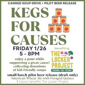 KEGS FOR CAUSES | CANNED SOUP DRIVE + PILOT BEER RELEASE at Rising Tide Brewing Co. @ Rising Tide Brewing Company | Portland | Maine | United States