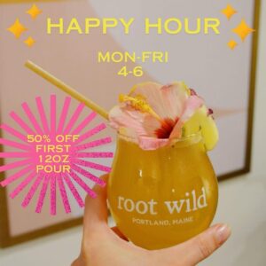 Happy Hour at Root Wild Kombucha @ Root Wild Kombuchery | Portland | Maine | United States
