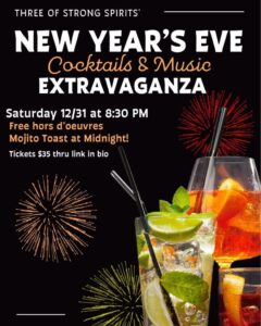 New Year's Eve Extravaganza  at Three of Strong Spirits @ Three of Strong Spirits | Portland | Maine | United States