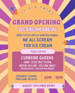 Grand Opening Ice Cream Social @ Monument Square | Portland | Maine | United States