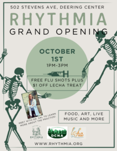 Grand Opening: Rhythmia in Deering Center @ 502 Stevens Avenue | Portland | Maine | United States