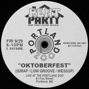 Rent Party: Oktoberfest with Isirap, Low Groove, WessUp @ Portland Zoo | Portland | Maine | United States