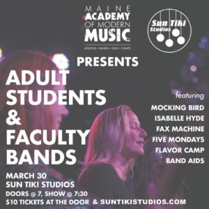 MAMM Presents: Adult Students & Faculty Bands at Sun Tiki Studios @ Sun Tiki Studios | Portland | Maine | United States