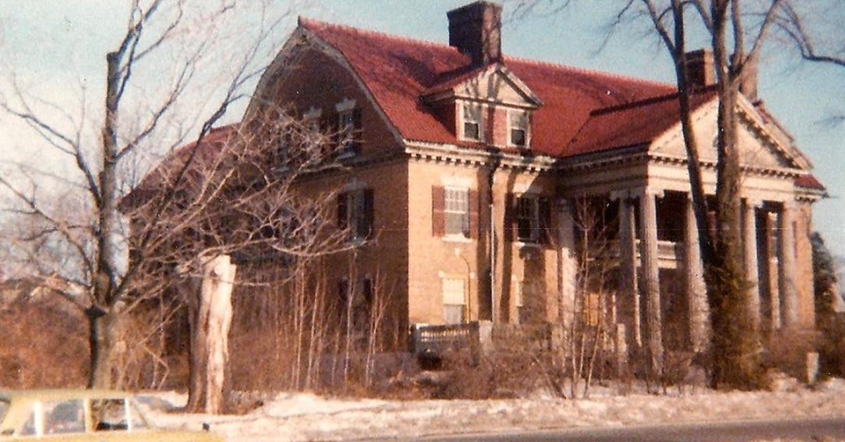 George Fletcher West Mansion Pictured in 1978