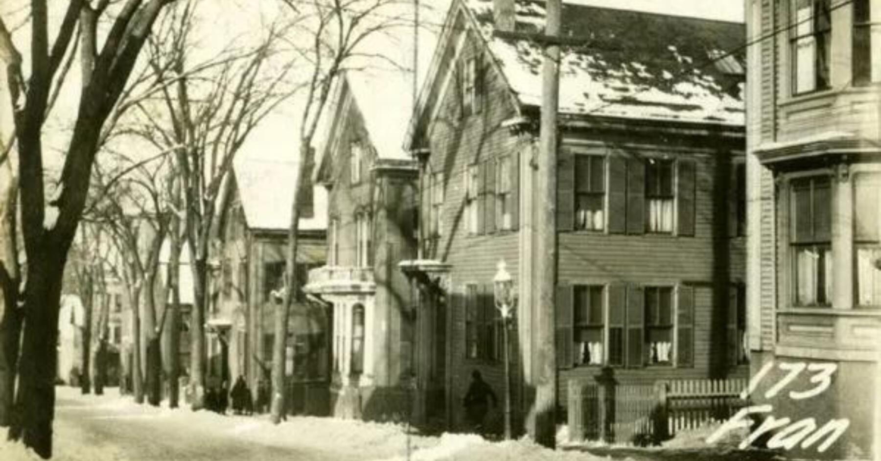 173 Franklin Street in the 1920s